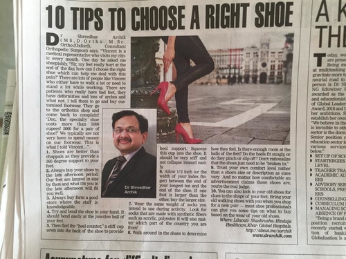 10 tips to choose right shoe- Dr Shreedhar Archik|Dr Shreedhar Archik|Dadar West,Mumbai